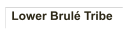 Lower Brul� Tribe
