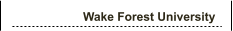 Wake Forest University