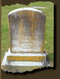 Elizabeth Estes Pennell grave at the Pennell family Cemetary in Wilkesboro